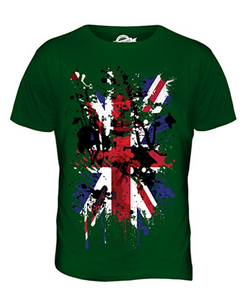 Great Britain Union Jack Abstract Flag Printed T Shirt