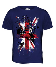 Great Britain Union Jack Abstract Flag Printed T Shirt