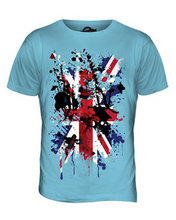 Great Britain Union Jack Abstract Flag Printed T Shirt