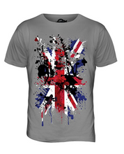 Great Britain Union Jack Abstract Flag Printed T Shirt