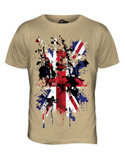 Great Britain Union Jack Abstract Flag Printed T Shirt