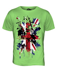 Great Britain Union Jack Abstract Flag Printed T Shirt