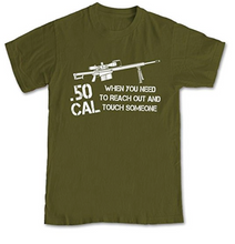 50 Cal Barrett 'Sniper' T-Shirt