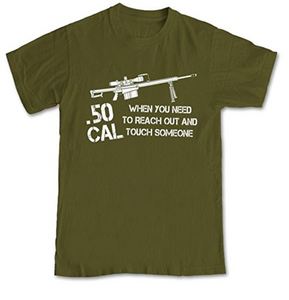 50 Cal Barrett 'Sniper' T-Shirt