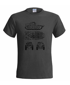 A12 MATILDA MK2 TANK T SHIRT