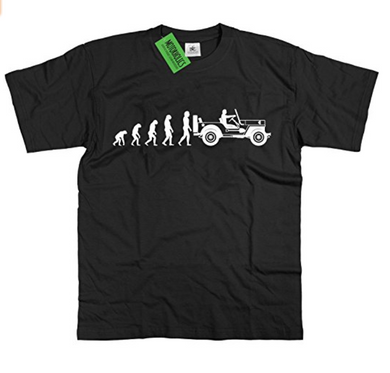 Evolution of Willys Jeep T-Shirt
