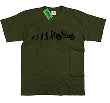 Evolution of Willys Jeep T-Shirt