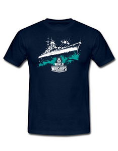 World Of Warships Battleship Logo Men's T-Shirt