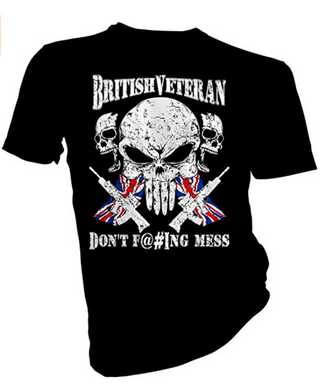 British Veteran Don't F@#King Mess Unisex T-Shirt