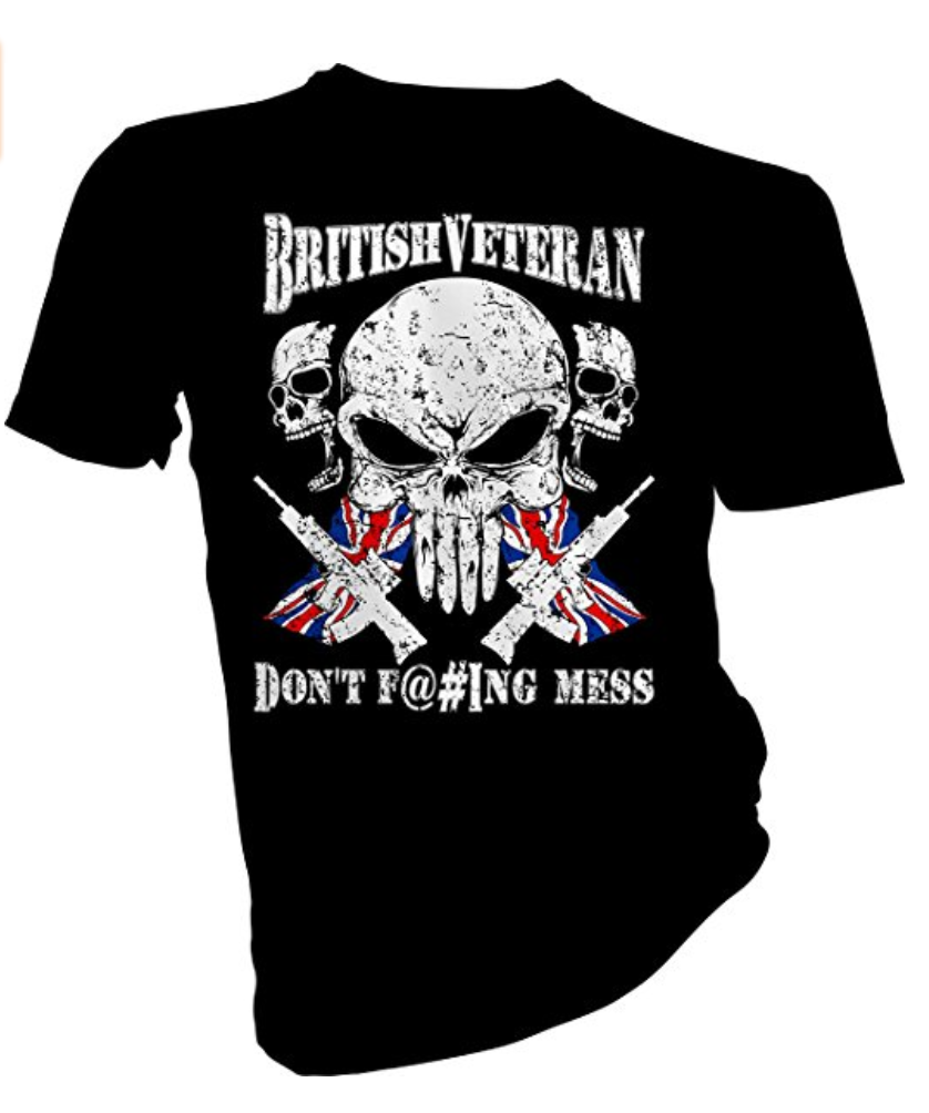 British Veteran Don't F@#King Mess Unisex T-Shirt