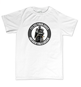 I See Your Jihad Raise You A Crusade Mens T-shirt