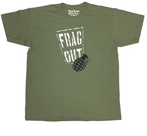 Frag Out Grenade WarZone T Shirt