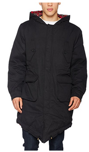 Merc of London Men's Tobias Parka Long Sleeve Coat