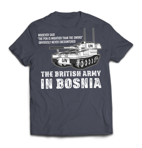 UN BOSNIA ARMOURED Printed T-Shirt