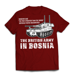 UN BOSNIA ARMOURED Printed T-Shirt