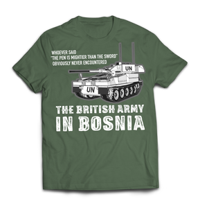 UN BOSNIA ARMOURED Printed T-Shirt