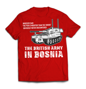 UN BOSNIA ARMOURED Printed T-Shirt