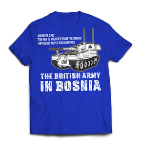 UN BOSNIA ARMOURED Printed T-Shirt