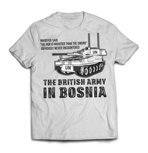 UN BOSNIA ARMOURED Printed T-Shirt