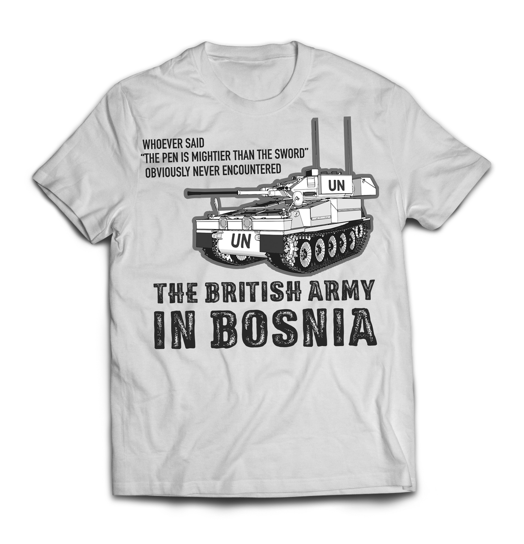 UN BOSNIA ARMOURED Printed T-Shirt