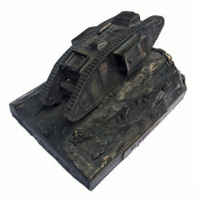 World War One Mark IV Male Tank 1/72 Cold Cast Bronze Military Statue