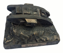 World War One Mark IV Male Tank 1/72 Cold Cast Bronze Military Statue