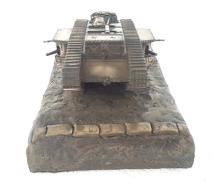 World War One Mark IV Male Tank Cold Cast Bronze Statue