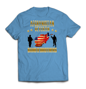 Afghanistan Veteran Combined Forces Printed T-Shirt