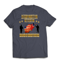 Afghanistan Veteran Combined Forces Printed T-Shirt