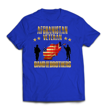 Afghanistan Veteran Combined Forces Printed T-Shirt