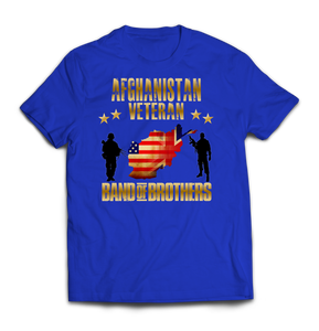 Afghanistan Veteran Combined Forces Printed T-Shirt