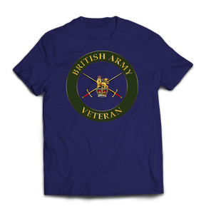 British Army Veterans Printed T-Shirt