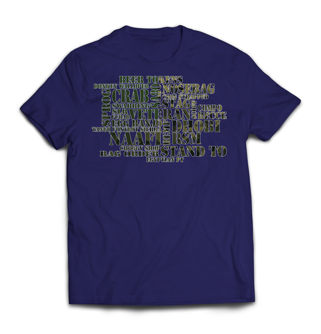 ARMY JARGON Printed T-Shirt