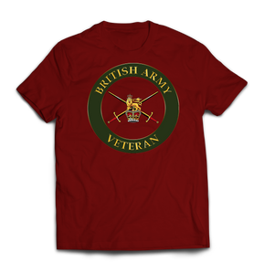 British Army Veterans Printed T-Shirt
