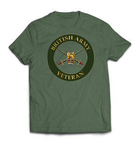 British Army Veterans Printed T-Shirt