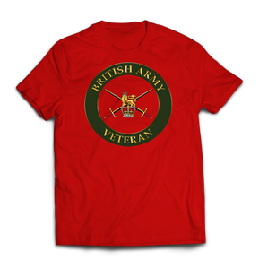 British Army Veterans Printed T-Shirt