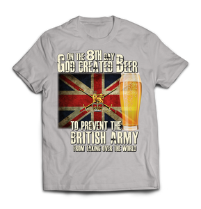 On the 8th Day British Army Printed T-Shirt