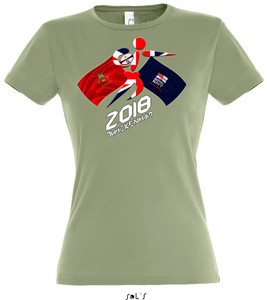 ARMY V NAVY RUGBY MATCH 2018 Ladies Fit Printed T-Shirt