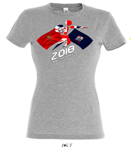 ARMY V NAVY RUGBY MATCH 2018 Ladies Fit Printed T-Shirt
