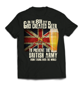 On the 8th Day British Army Printed T-Shirt