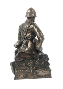 Boer War British Soldier Bronze Sculpture