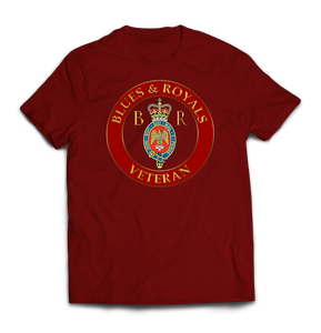 Blues and Royals Veteran 2 Printed T-Shirt