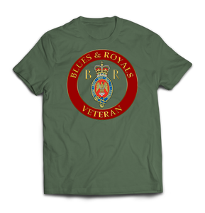 Blues and Royals Veteran 2 Printed T-Shirt
