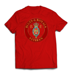 Blues and Royals Veteran 2 Printed T-Shirt