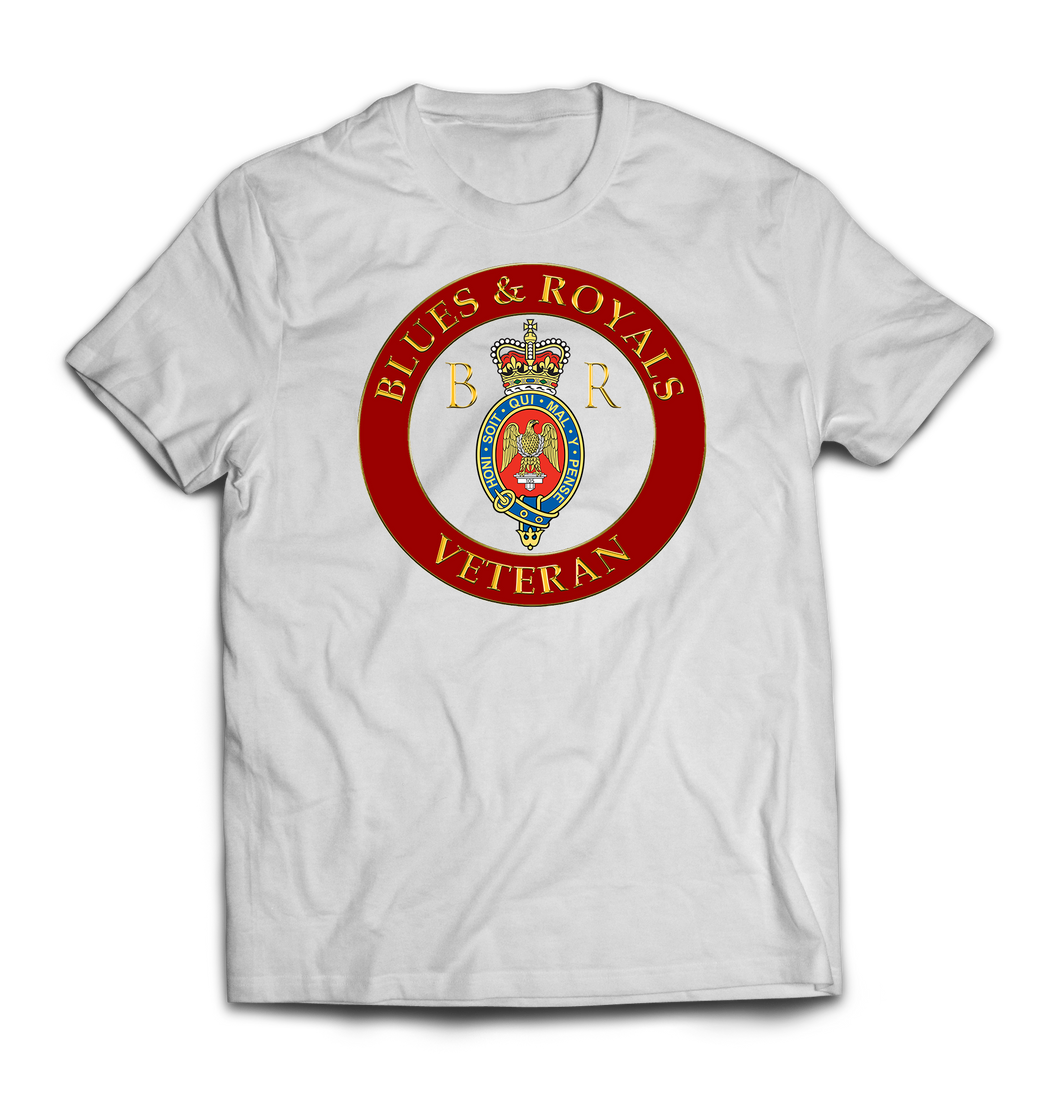 Blues and Royals Veteran 2 Printed T-Shirt