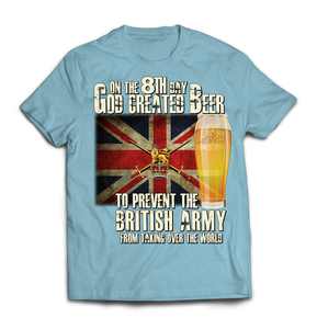On the 8th Day British Army Printed T-Shirt