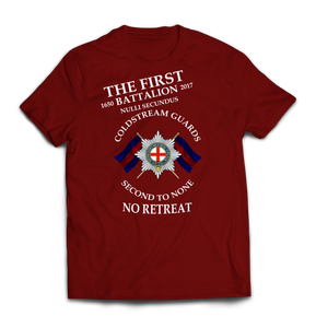 COLDSTREAM GUARDS 1ST BATTALION Printed T-Shirt