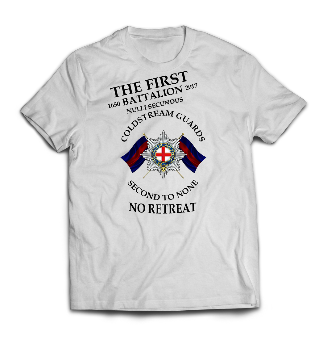 COLDSTREAM GUARDS 1ST BATTALION Printed T-Shirt