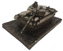 Challenger 2 Main Battle Tank Desert Skirts Cold Cast Bronze Statue