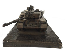 Challenger 2 Main Battle Tank Desert Skirts Cold Cast Bronze Statue